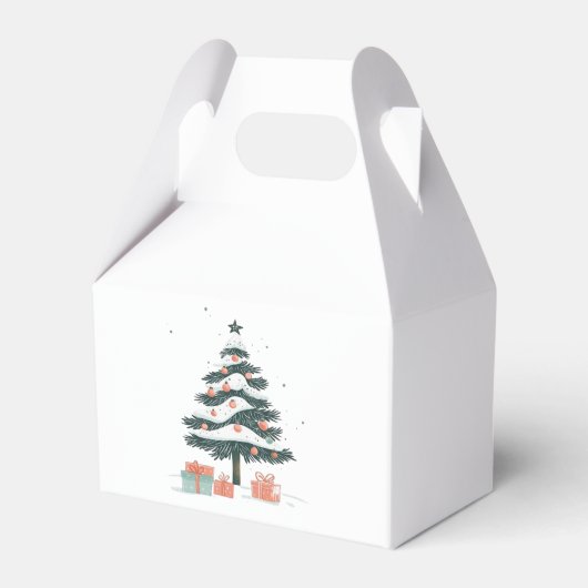 クリスマスツリー フェイバーボックス (正面サイド)