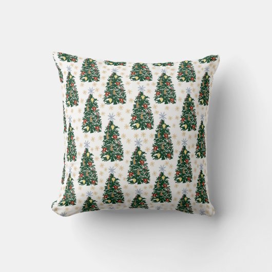 クリスマスツリー – フェスティバル休日 クッション (正面)