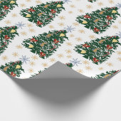クリスマスツリー – フェスティバル休日 ラッピングペーパー (角)