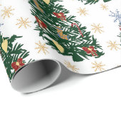 クリスマスツリー – フェスティバル休日 ラッピングペーパー (ロールコーナー)