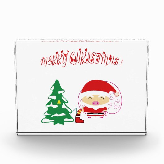 クリスマスツリー フォトブロック (正面)