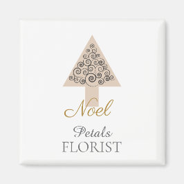 クリスマスツリー ブティック フローリスト ブランディング, Noel マグネット