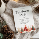 クリスマスツリー&プレゼントすべてのイベントクリスマスパーティー 招待状