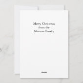 クリスマスツリー&プレゼント冬雪あなたのメッセージ シーズンカード (裏面)