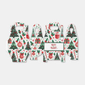 クリスマスツリー、プレゼント、キャンディーケーン フェイバーボックス (折り畳みなし)