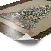 クリスマスツリー&プレゼント フォトプリント            (角)