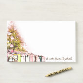 クリスマスツリー、プレゼント ポストイット (デスク)