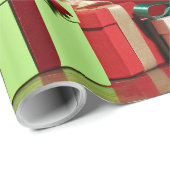 クリスマスツリー&プレゼント ラッピングペーパー (ロールコーナー)