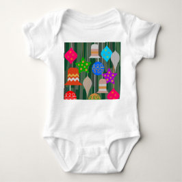 クリスマスツリー ベビーボディスーツ