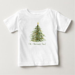 クリスマスツリー ベビーTシャツ