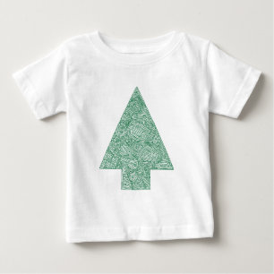 クリスマスツリー ベビーTシャツ