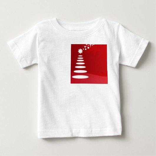 クリスマスツリー ベビーTシャツ (正面)