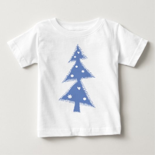 クリスマスツリー ベビーTシャツ (正面)