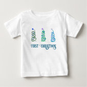 クリスマスツリー ベビーTシャツ (正面)