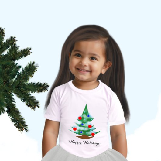 クリスマスツリー ベビーTシャツ