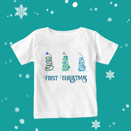 クリスマスツリー ベビーTシャツ