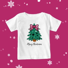 クリスマスツリー ベビーTシャツ