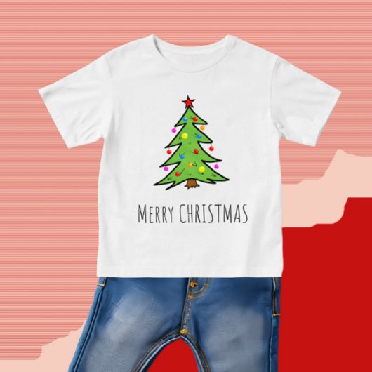 クリスマスツリー ベビーTシャツ