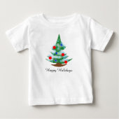 クリスマスツリー ベビーTシャツ (正面)