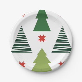 クリスマスツリー ペーパープレート