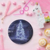 クリスマスツリー ペーパープレート (パーティー)