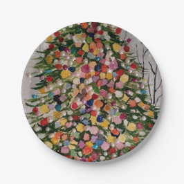 クリスマスツリー ペーパープレート