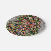 クリスマスツリー ペーパープレート (アングル)