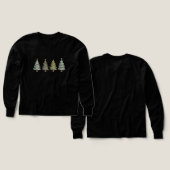 クリスマスツリー ホリデーギフト 冬 (デザイン 正面&背面)