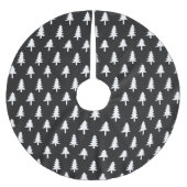 クリスマスツリー | ホリデーツリースカート ブラッシュドポリエステルツリースカート (正面)