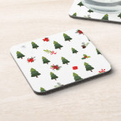 クリスマスツリー&ボウ コースター (左側)