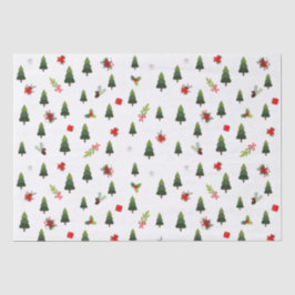 クリスマスツリー&ボウ 薄葉紙