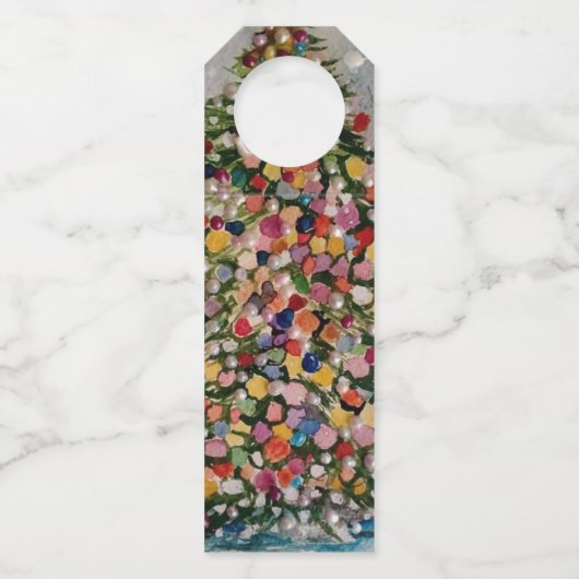 クリスマスツリー ボトルネックタグ (正面)