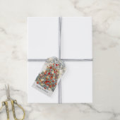 クリスマスツリー、ボーブルギフトラベル ギフトタグ (より糸付き)