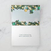 クリスマスツリー、ボーブルドイツのホリデーカード シーズンカード (内部)