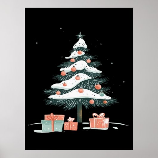 クリスマスツリー ポスター (正面)