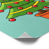 クリスマスツリー ポスター (角)