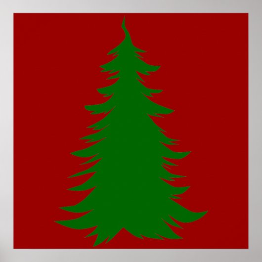 クリスマスツリー ポスター (正面)