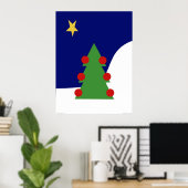 クリスマスツリー ポスター (ホームオフィス)