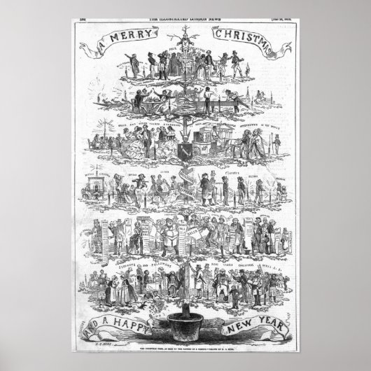 クリスマスツリー ポスター (正面)