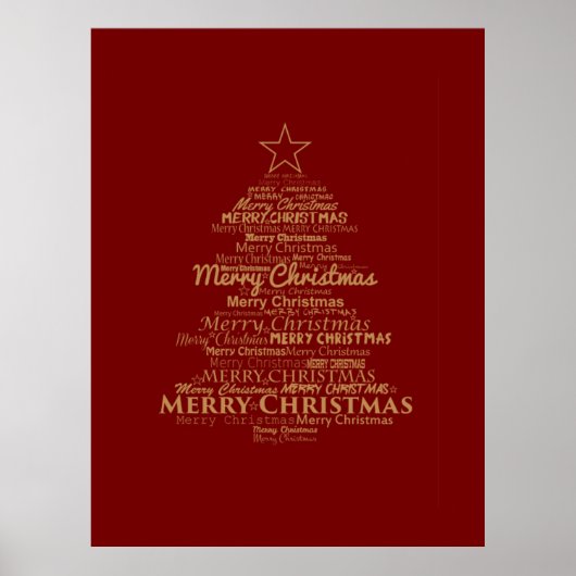 クリスマスツリー ポスター (正面)