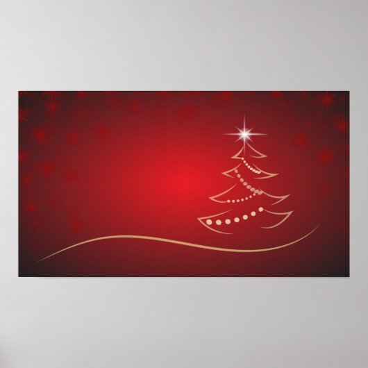 クリスマスツリー ポスター (正面)