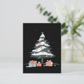 クリスマスツリー ポストカード (スタンド正面)