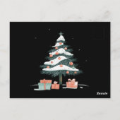 クリスマスツリー ポストカード (裏面)