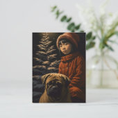 クリスマスツリー ポストカード (スタンド正面)