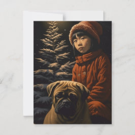 クリスマスツリー ポストカード