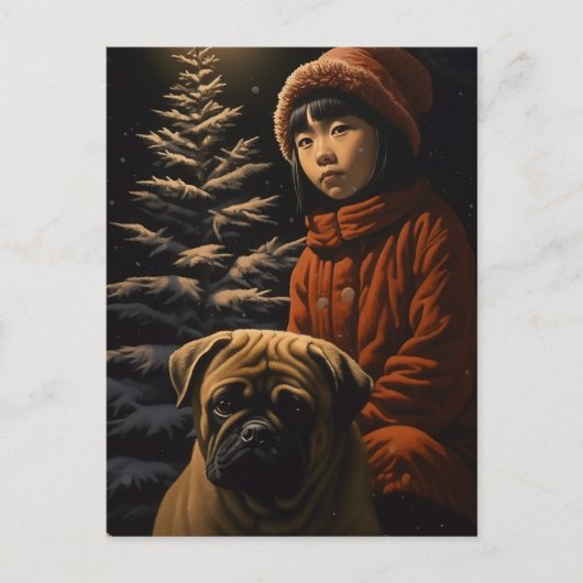 クリスマスツリー ポストカード (正面)