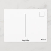 クリスマスツリー ポストカード (裏面)