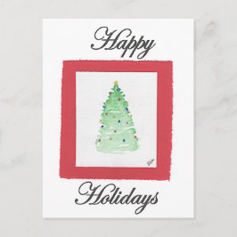 クリスマスツリー ポストカード