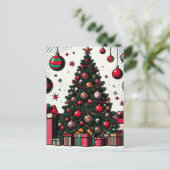 クリスマスツリー ポストカード (スタンド正面)