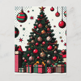 クリスマスツリー ポストカード